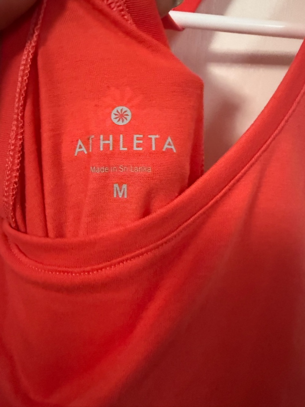 Athleta Red Crossback Performance Tank - Picture 2 of 3